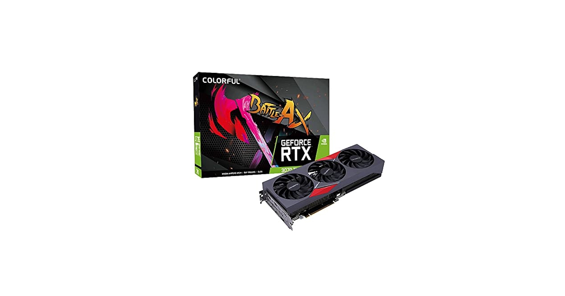 J*e様 Colorful GeForce RTX 3070 NB Placa de Vídeo Colorful, GeForce, RTX 3070 NB-V, 8GB, GDDR6